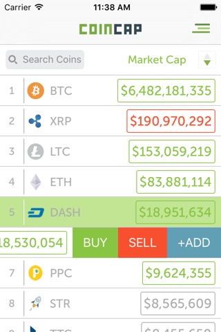 CoinCap screenshot 3