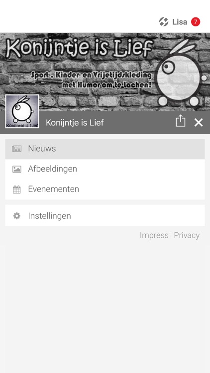 Konijntje is Lief