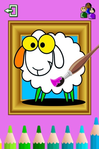 Coloring Books Animals - náhled