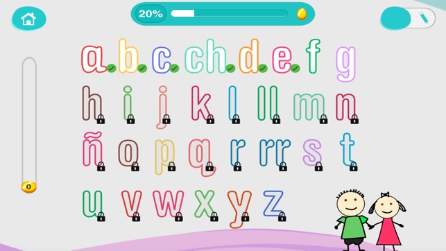 CHIMKY Trace Spanish Alphabets(圖4)-速報App