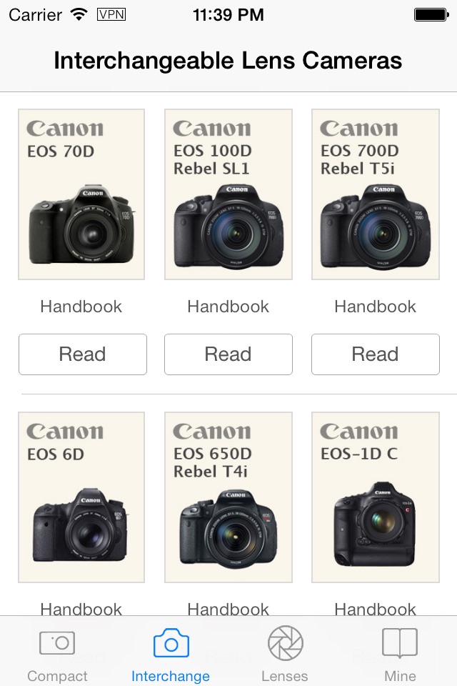Canon Camera Handbooks screenshot 2