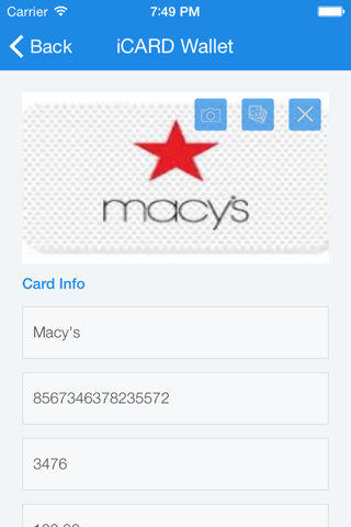 iCARD Gift Card screenshot 4