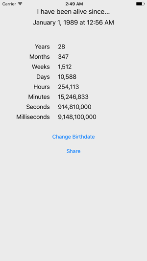  How Long Have I Been Alive En App Store