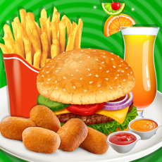 Activities of Yummy Fast Food Cooking