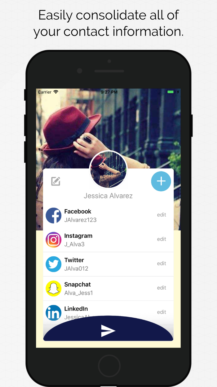 Fling - Kontakt teilen