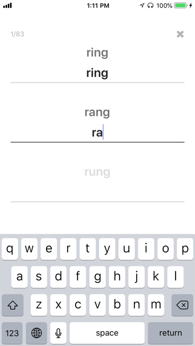 DoDidDone (Irregular Verbs) screenshot 2