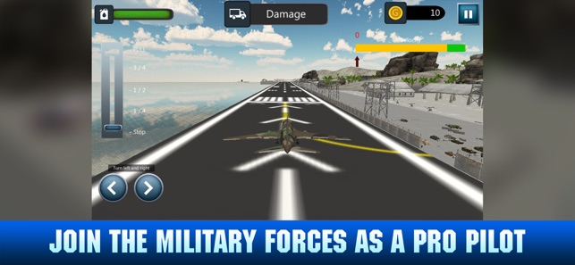 Cargo Army Plane Flight Sim 3D(圖1)-速報App