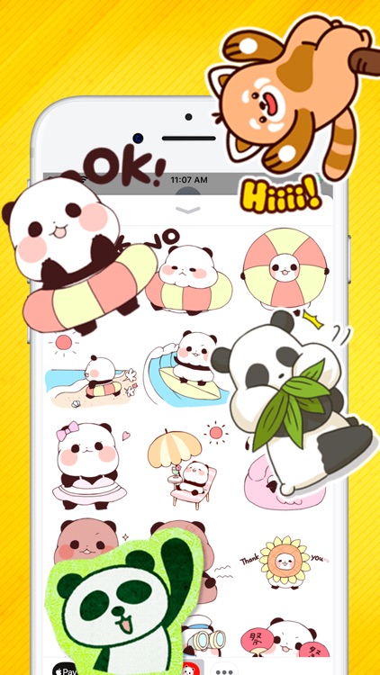Panda Stickers Collection