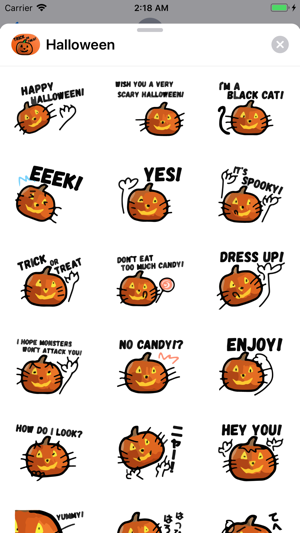 Trick or Treat Halloween Emoji(圖2)-速報App