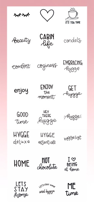 Hygge Lettering(圖2)-速報App