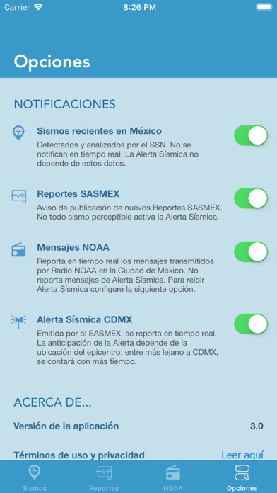 Alerta Sísmica DF screenshot1