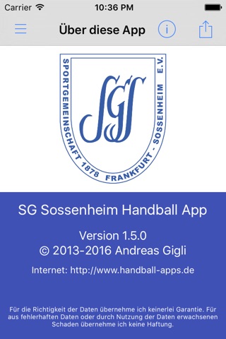 SG Sossenheim Handball screenshot 4