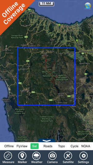 Cradle Mountain-Lake St Clair NP GPS outdoor map(圖5)-速報App