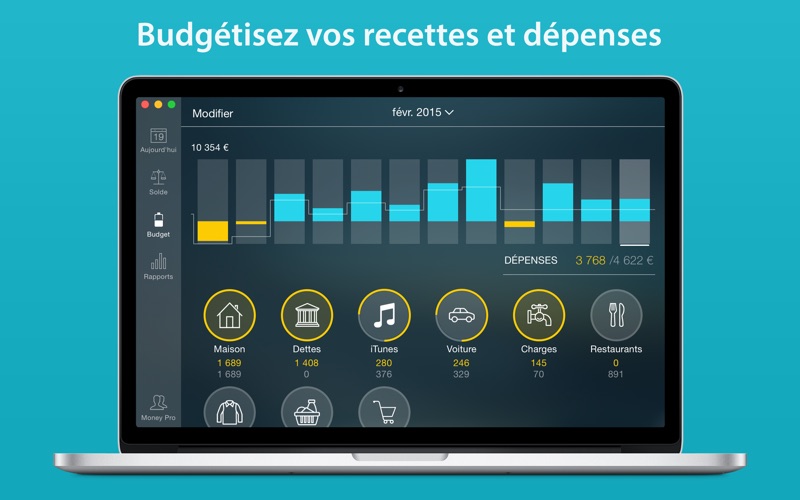 Screenshot Money Pro: Suivi de dépenses