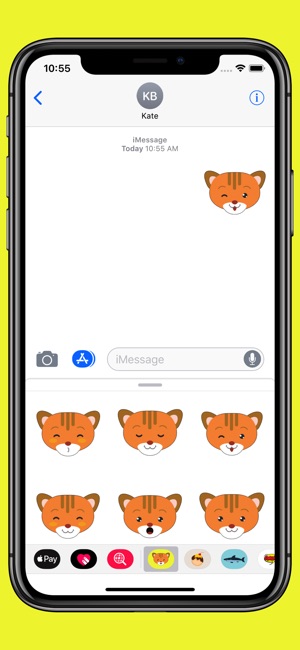 Emoji - Cute tiger smiley(圖4)-速報App