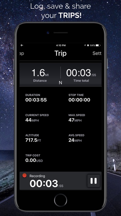 Speedometer X - HUD Navigation screenshot 3