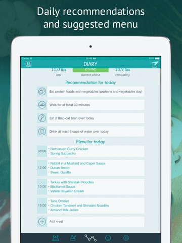 Dukan Diet - official app screenshot 3