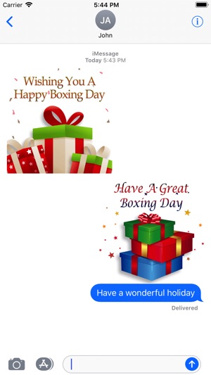 Happy Boxing Day Gifts Sticker(圖3)-速報App