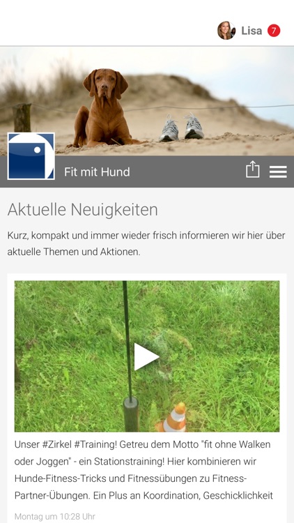 Fit mit Hund