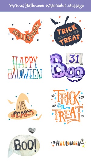 Nice Watercolor Halloween Pack(圖3)-速報App