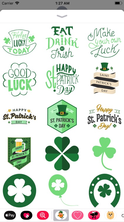 St. Patrick's Day Stickers!!