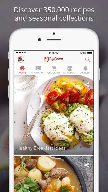 BigOven 350,000+ Recipes screenshot-0