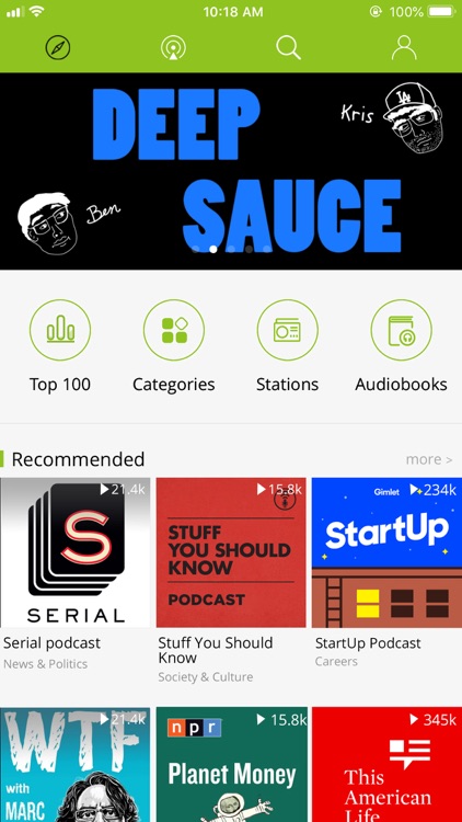 Podbean Podcast App & Player screenshot-0