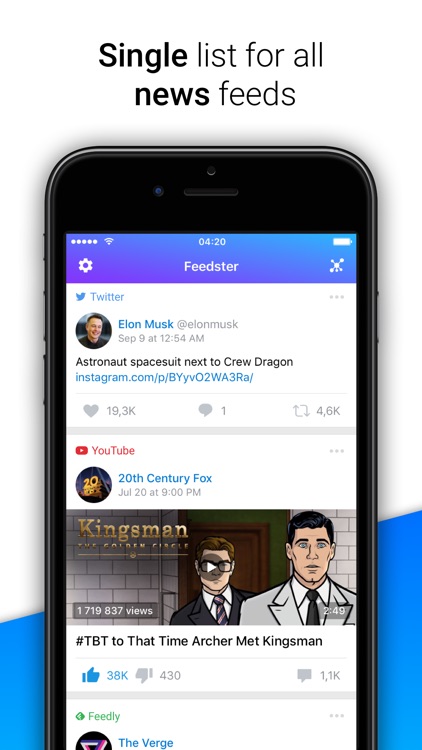 Feedster: Personalized news