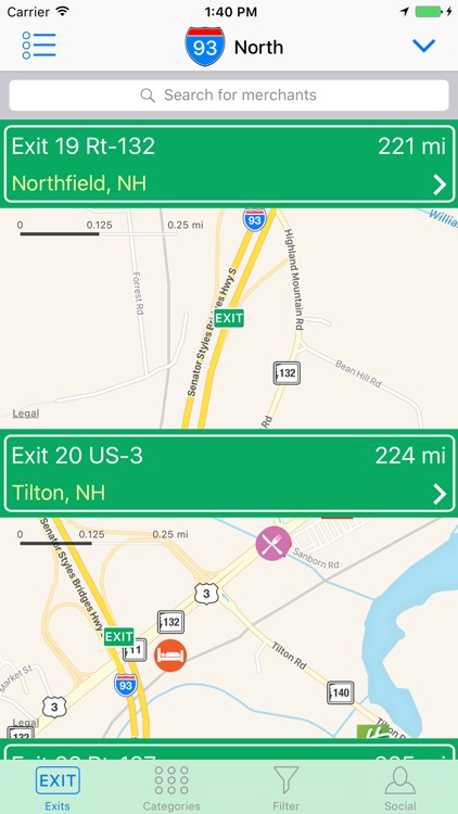 RoadAhead Highway Exit Finder