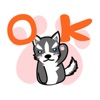HuskyDog Gif Animated Stickers