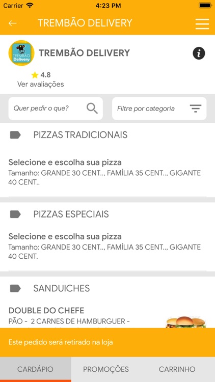 Trembão Delivery screenshot-3