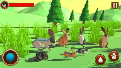 Poly Art Rabbit Simulator screenshot 2