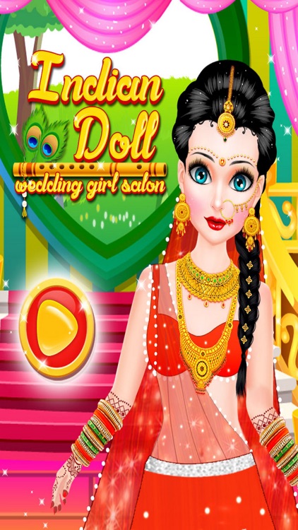 Indian Doll Wedding Girl Salon