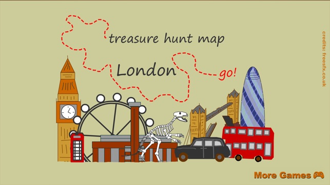 Treasure Hunt Map in London