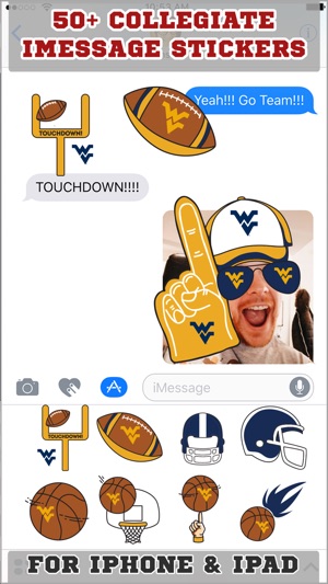 West Virginia Mountaineers Stickers PLUS(圖1)-速報App