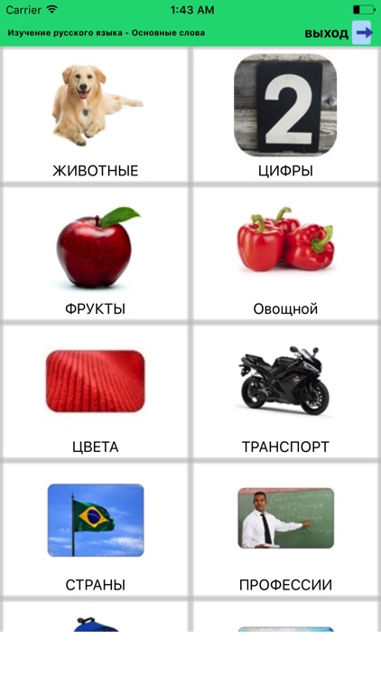 Learning Russian - Basic Words