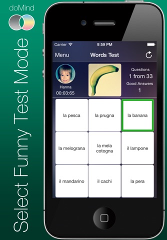 doMind IT - Italian Language Words Teacher screenshot 4