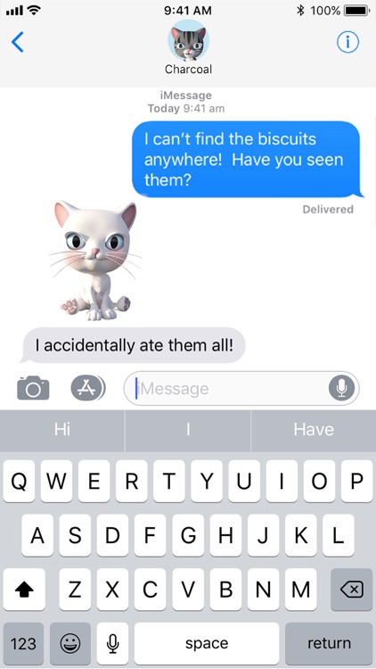 3D Animated Cat Emoji Stickers screenshot-3