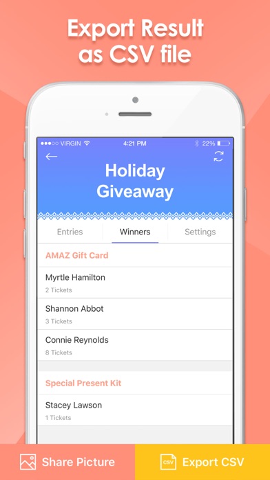 Raffle It - raffle drawing app screenshot 2