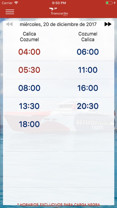 Transcaribe Ferry Cozumel screenshot 3