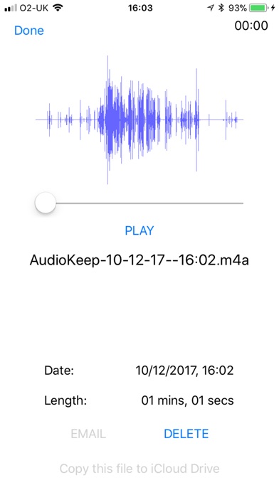 AudioKeep screenshot 2