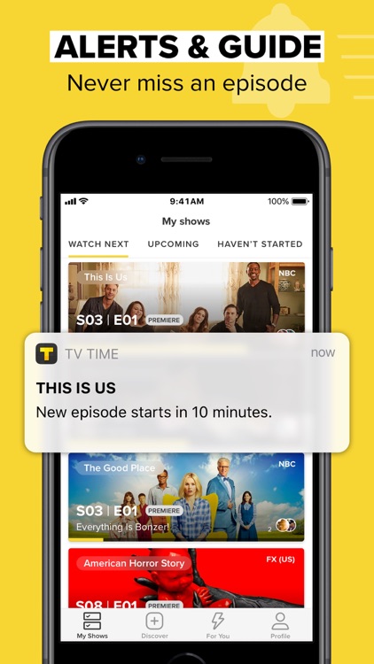TV Time - #1 Show Tracker