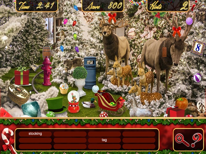 Hidden Objects Christmas Celebration Holiday Time