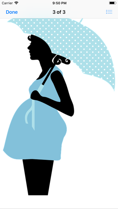Pregnant In The Rain Stickers screenshot 2