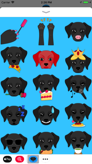 Black Labrador Emoji(圖4)-速報App
