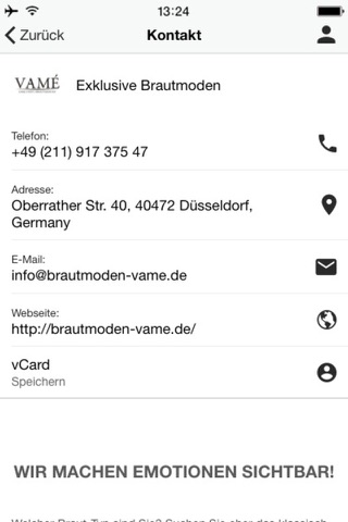 VAMÉ Exklusive Brautmoden screenshot 2