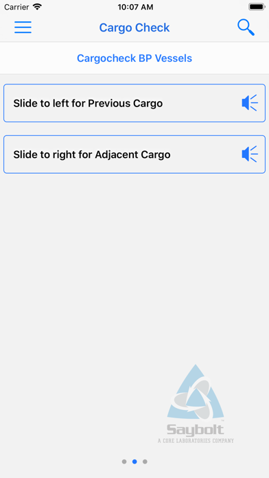 Saybolt Cargo Check screenshot 2