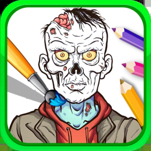 Zombie Coloring Book Pixie Art icon