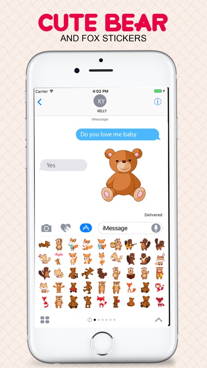 Lovely Bear Stickers! screenshot-4