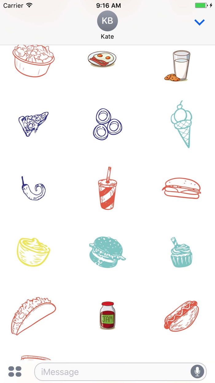 Yummy Food Sticker Pack